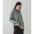 ショッピングハイネック ニット セーター フワフワHugmeハイネックチュニック/581165 レディース