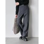 パンツ カットジョーゼット裏ボンディングパンツ レディース