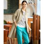 コート アウター コットンナイロンタッサースタンドカラー コート レディース