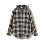ショッピングシャツ ブラウス シャツ crinkle crinkle crinkle:griguri ウール チェック シャツ レディース