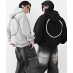 パーカー モノトーンビッグサークルフーディ メンズ レディース