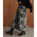 ショッピングタイ パンツ 花柄フレアパンツ レディース