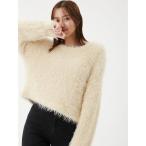 ニット セーター キラキラシャギーニット レディース