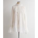 ショッピングハイネック ブラウス シャツ 襟袖レースプチハイネックブラウス レディース