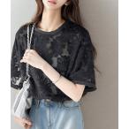 「classicalelf」 半袖カットソー LARGE チャコールグレー レディース