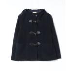 [BEAMS HEART] полупальто "даффл коут" L темно-синий женский 