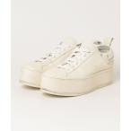 「DIESEL」 ローカットスニーカー 24.5cm ベージュ レディース