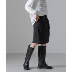 ショッピングハーフパンツ 「NANO universe」 ハーフパンツ FREE ブラック レディース