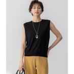 「23区」 ノースリーブニット 38 ブラック レディース