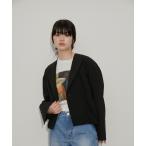 ショッピングサステナブル商品 「ADAM ET ROPE'」 テーラードジャケット FREE ブラック レディース