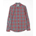 ショッピングアメリカンイーグル 「American Eagle」 チェック柄長袖シャツ S レッド レディース