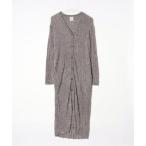 「gelato pique」 ニットカーディガン FREE グレー レディース