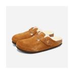 サンダル BIRKENSTOCK BOSTON SHEARLING SUEDE LEATHER -NARROW- / ビルケンシュトック ボストン シ