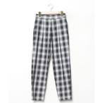 [FREAK'S STORE] в клетку слаксы M серый женский 