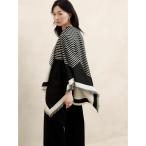 [BANANA REPUBLIC FACTORY STORE] пончо ONESIZE черный женский 