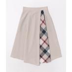 ショッピングセール価格 「BLUE LABEL CRESTBRIDGE」 フレアスカート 36 ベージュ レディース