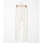 [gelato pique] цветочный принт брюки FREE белый женский 