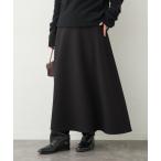 ショッピングミモレ丈 スカート ボンディング フレアスカート