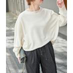 ニット セーター 「新色有り / 追加2」CHESSルーズボートネックプルオーバー レディース