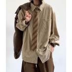  рубашка [26 весна лето новый продукт item ] cut велюр Vintage Like полоса рубашка мужской 