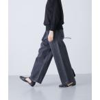 ショッピングストレート ジーンズ デニム デニムパンツ フェードデニムイージーパンツ レディース