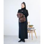 ショッピングクールネック ワンピース ウォッシャブルハイネックニットワンピース