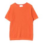 [URBAN RESEARCH DOORS] короткий рукав вязаный 38 orange мужской 