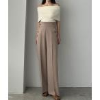 [Louere] слаксы LARGE светло-коричневый женский 