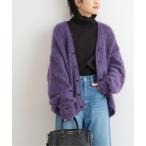 「FRAMeWORK」 ニットカーディガン FREE パープル レディース