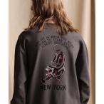 「schott」 スウェットカットソー M チャコールグレー メンズ