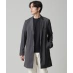 [NANO universe] Пальто Честерфилд M верх серый мужской 