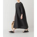 ショッピング古着 「かぐれ」 7分袖ワンピース FREE スミクロ レディース