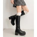 ショッピングロングブーツ 「Shoes in Closet」 ロングブーツ 3L ブラック レディース