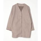 [ANGIE] no color пальто M Brown женский 