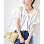 「quaranciel」 半袖ブラウス ONE SIZE ホワイト レディース