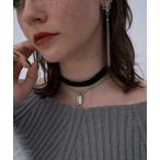  короткое колье велюр цепь короткое колье (HARE) женский 