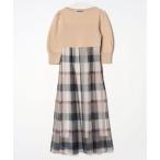 ショッピングコンビ 「BLUE LABEL CRESTBRIDGE」 コンビワンピース 38 ベージュ レディース