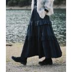 ショッピングフリル 「Freada」 フリルスカート ONE SIZE ブラック レディース