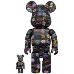 フィギュア BE@RBRICK NATIONAL LEAGUE(TM) BLACK Ver. 100％ ＆ 400％