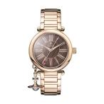 腕時計 「Vivienne Westwood/ヴィヴィアン・ウエストウッド」マザーオーブレディースクォーツウォッチ、ブラウンMOPダイヤル＆ローズゴー