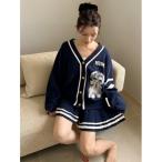 パジャマ ルームウェア 「SNIDEL HOME × 新木優子」ニットカーディガン レディース