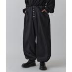 パンツ サテンボタンフライイージーパンツ メンズ