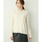 ショッピングカシミヤ ニット セーター ウールカシミヤニットプルオーバー レディース