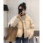 ダウンコート ダウンジャケット ショート丈 スタンドカラー エコダウンジャケット レディース