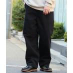 ショッピングTOKYO チノパン 「HANES/ヘインズ」ワイドフィット ノータックチノパンツ メンズ レディース