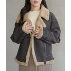 レザージャケット ライダース ムートンファーライダースジャケット レディース