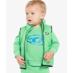 ショッピングbaby ベスト  DIESEL（ディーゼル）Baby ワンポイントブランドロゴベストジャケット キッズ 子供服 男の子 女の子