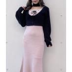 ショッピングニットワンピース ワンピース ボレロアンサンブルニットワンピース