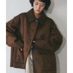 ムートンコート ボアコート フェイクムートンカバーオール レディース