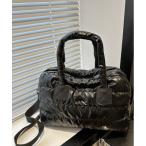  сумка "Boston bag" эмаль стеганое полотно 2WAY сумка женский мужской 